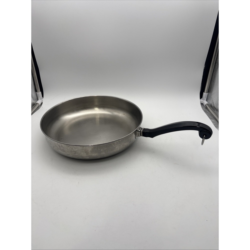 Vintage Farberware Aluminum Bottom 10" Skillet Sauté/Frying Pan USA